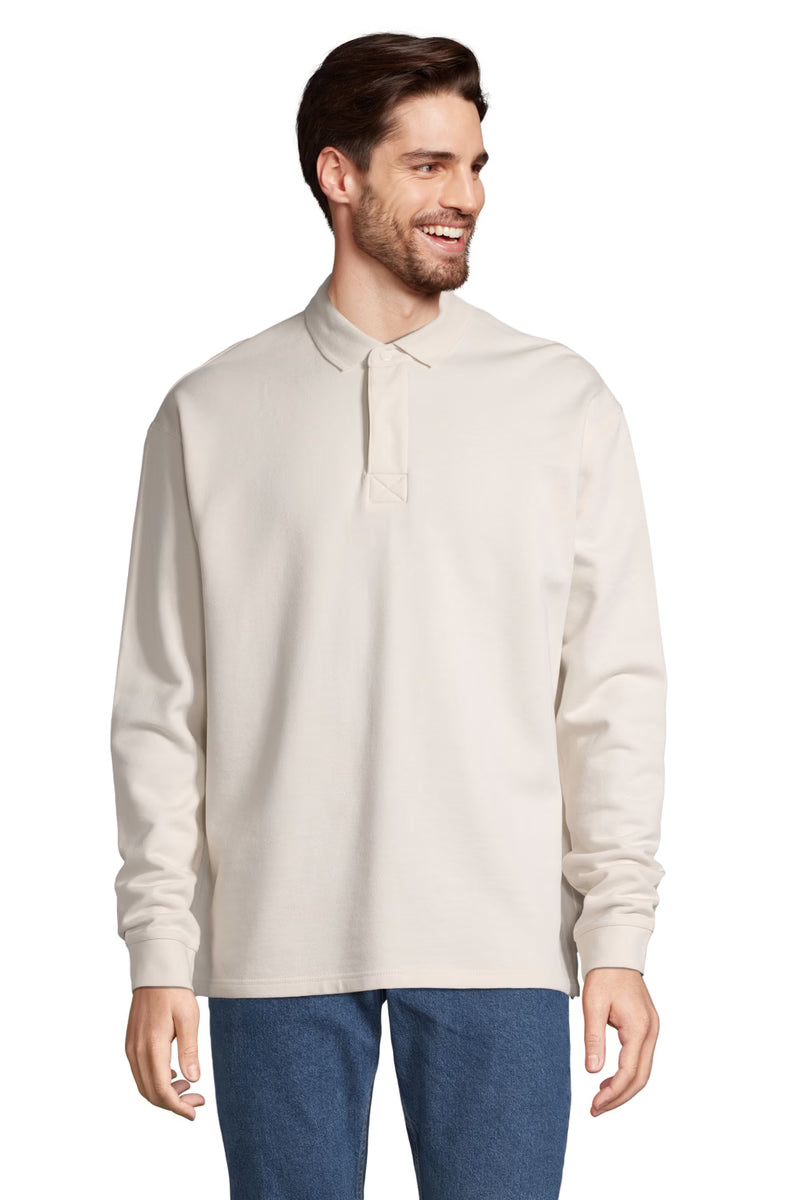 Unisex Polo Collar Sweatshirt