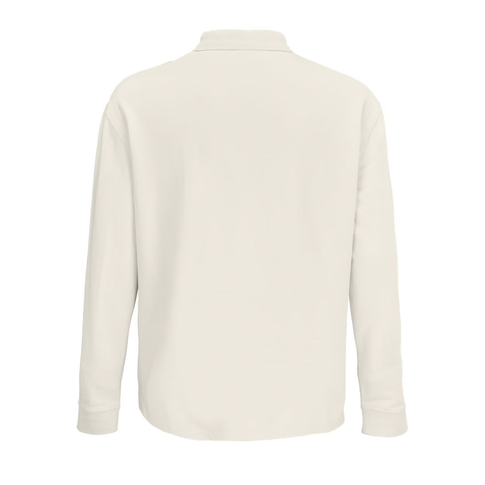 Unisex Polo Collar Sweatshirt