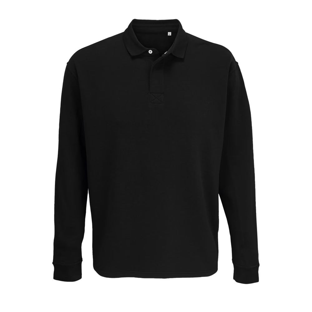 Unisex Polo Collar Sweatshirt