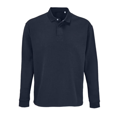 Unisex Polo Collar Sweatshirt